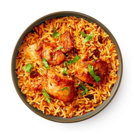 Бомбейский пряный плов с курицей тандури Chindi Kitchen