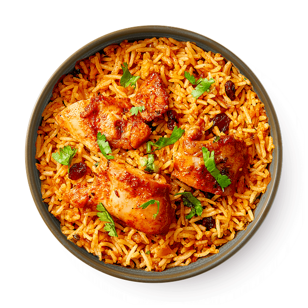 Бомбейский пряный плов с курицей тандури Chindi Kitchen