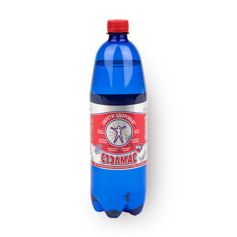 Вода минеральная Mg+ «Стэлмас» лечебно-столовая газированная 1 л ...
