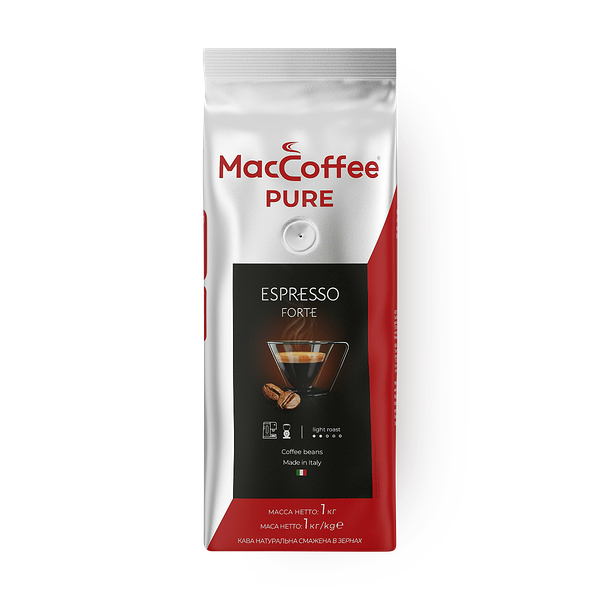 Кофе в зёрнах Espresso Forte Maccoffee Pure