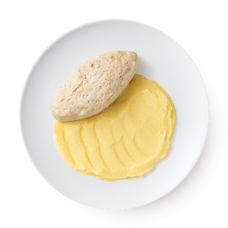 Котлета куриная на пару с картофельным пюре Mazzali