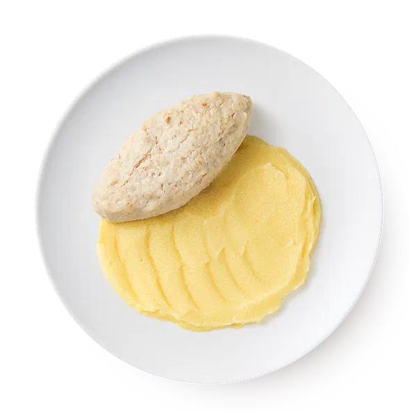 Котлета куриная на пару с картофельным пюре Mazzali