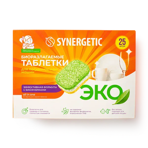 Средство для посудомоечной машины Synergetic