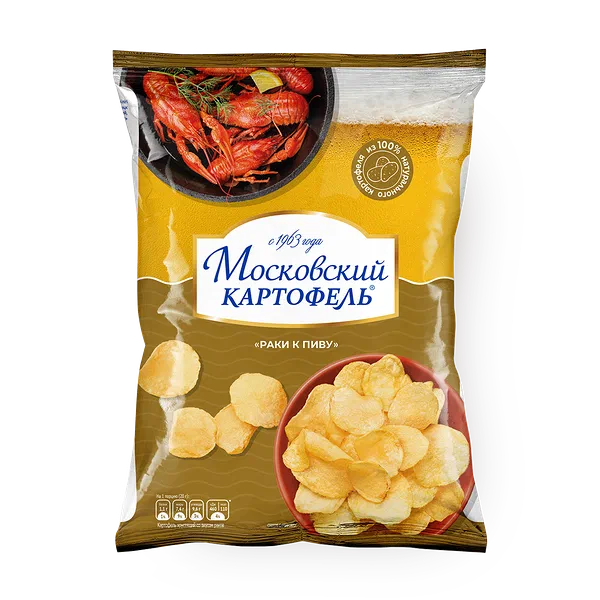 Чипсы Московский Картофель со вкусом раков