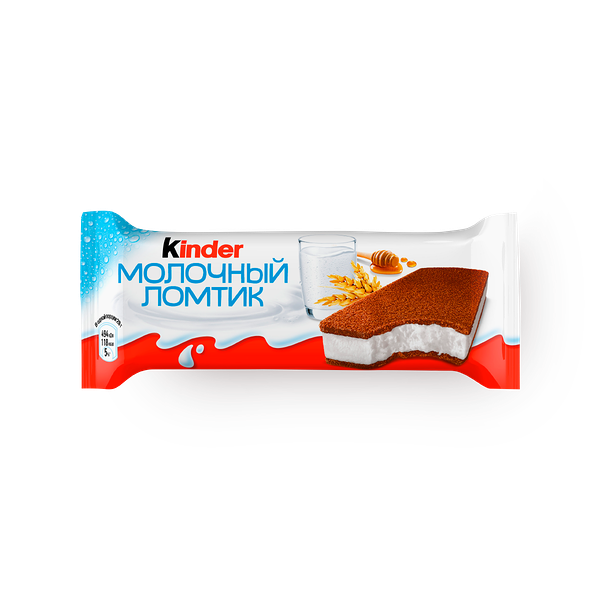 Пирожное бисквитное Kinder Молочный ломтик