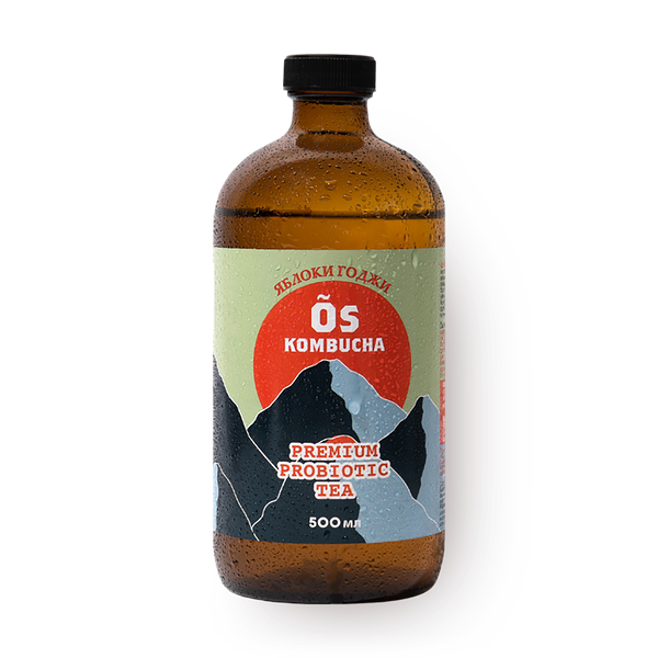 Комбуча Õs Kombucha яблоки годжи