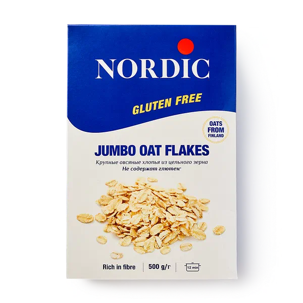Хлопья овсяные Геркулес Nordic, 500 г — купить с доставкой из Яндекс Лавки