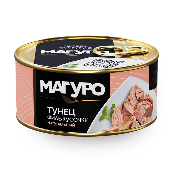 Тунец филе-кусочки «Магуро» натуральный