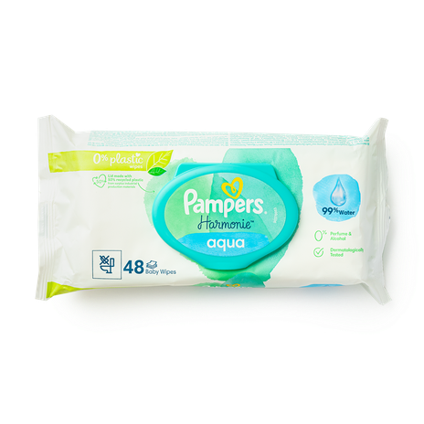 Салфетки влажные детские Pampers Aqua Pure