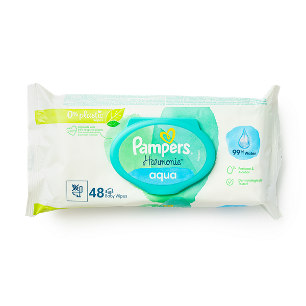 Салфетки влажные детские Pampers Aqua Pure