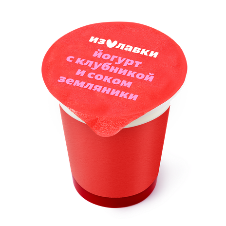 Йогурт «Из Лавки» земляника 1,5%