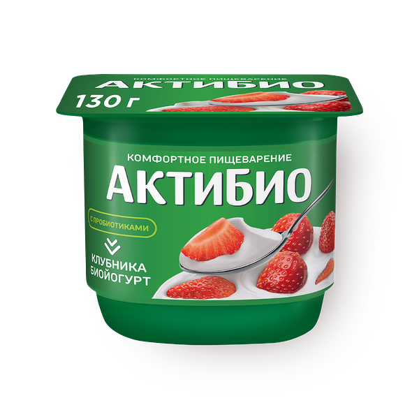 Биойогурт «АктиБио» клубника 2,9%