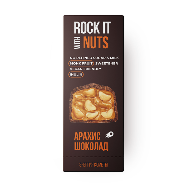 Батон­чик Rock It With Nuts арахис