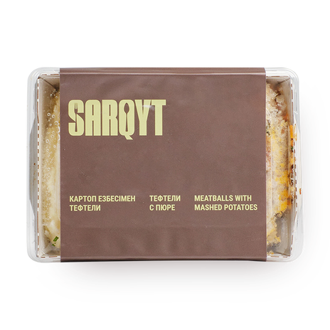 Тефтели с пюре замороженные Sarqyt Food