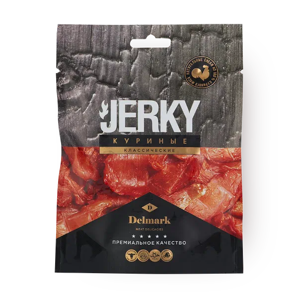 Снэки куриные Jerky Delmark классические