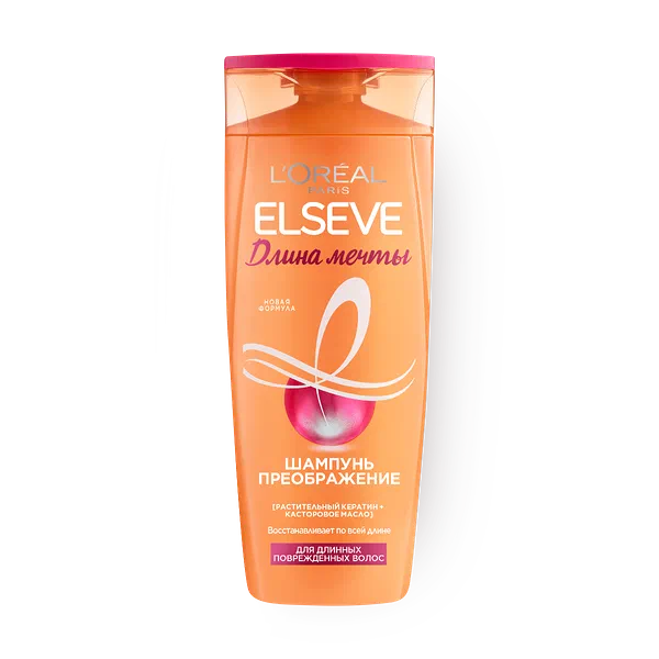 Шампунь Elseve Длина мечты для длинных повреждённых волос с кератином