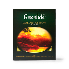 Чай чёрный Golden Ceylon Greenfield в пакетиках, 100 шт. — купить с ...
