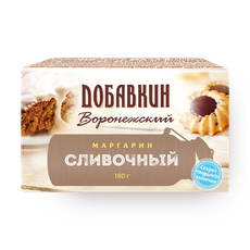 Маргарин сливочный 60% «Добавкин» — купить с доставкой из Яндекс Лавки