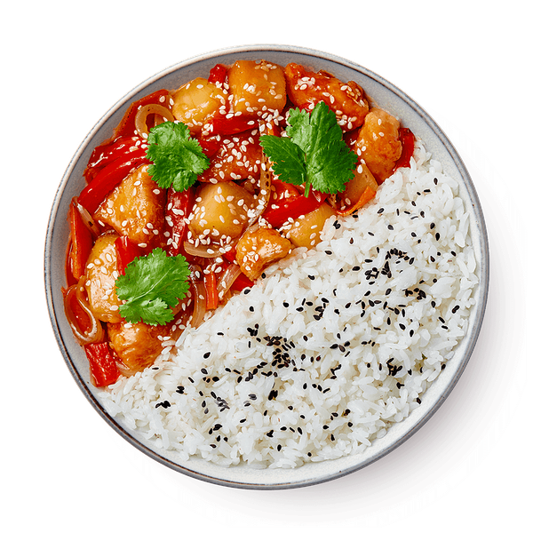 Паровой рис с курицей Ком Га Lao Lee