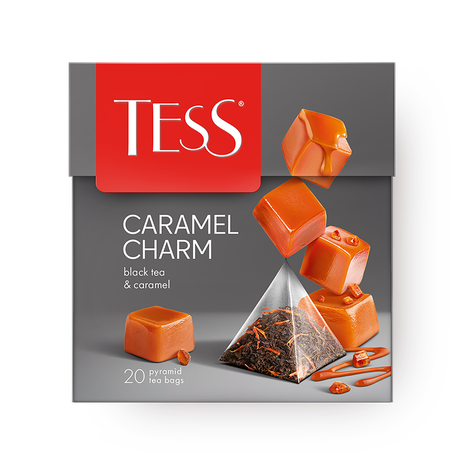 Чай чёрный Caramel Charm Tess в пирамидках