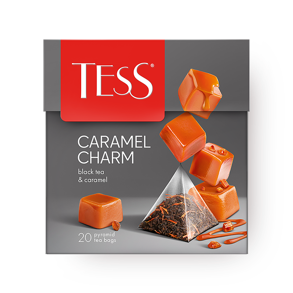 Чай чёрный Caramel Charm Tess в пирамидках