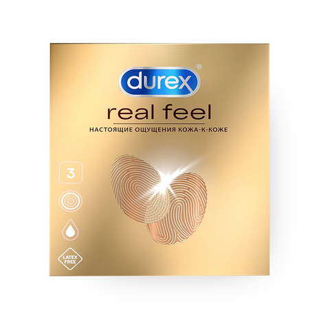 Презервативы Durex Real Feel из синтетического латекса №3