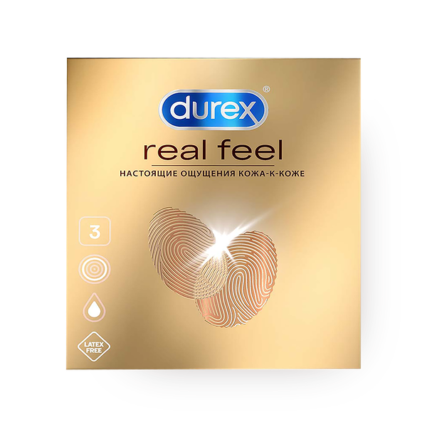 Презервативы Durex Real Feel из синтетического латекса №3