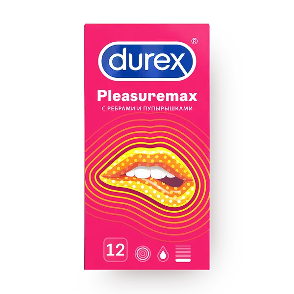 Презервативы Durex Dual Extase рельефные с анестетиком, 12 шт. — купить ...
