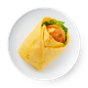 Тортилья с курицей и картофельным хашбрауном с сырным соусом Gastro Kitchen