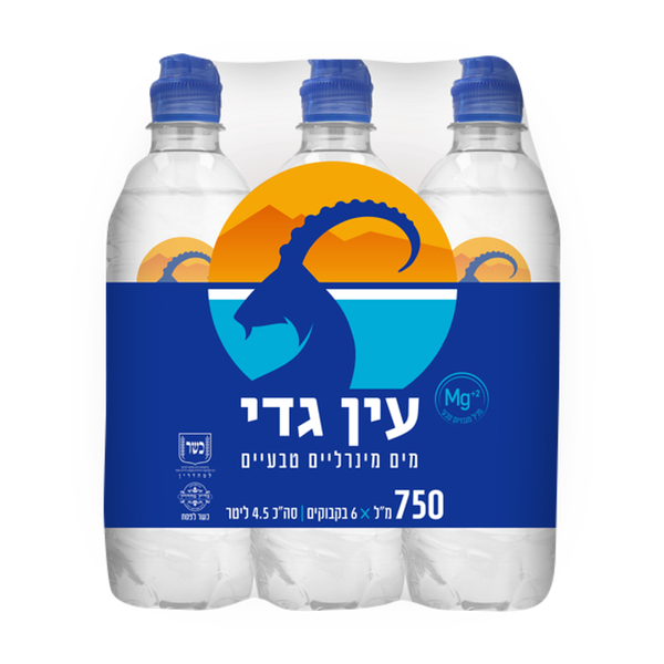 מים מינרליים עין גדי פקק ספורט מארז