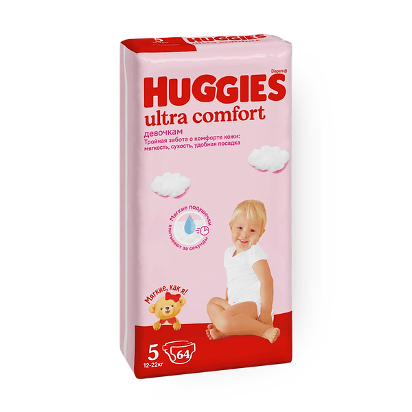 Подгузники Huggies Ultra Comfort 5 12-22 кг