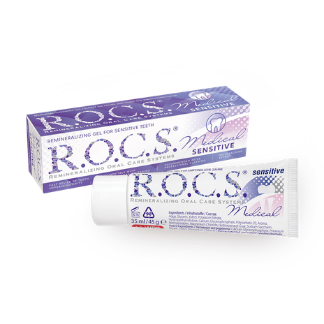 Зубная паста-гель R.O.C.S. Medical Minerals Sensitive для реминерализации