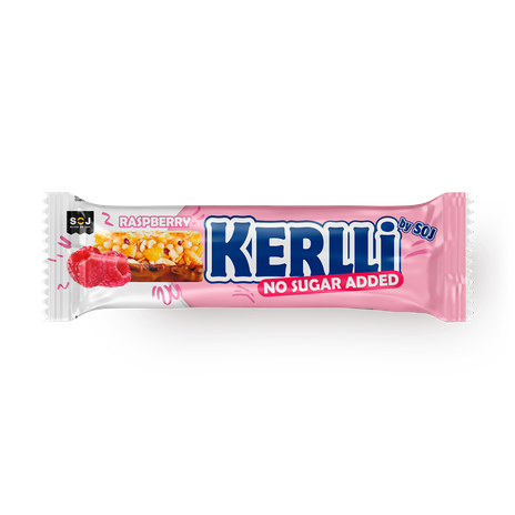 Батончик злаковый Kerlli Soj с малиной без добавления сахара