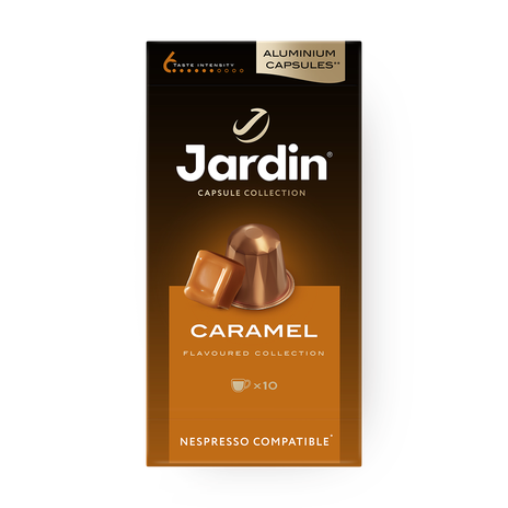 Кофе в капсулах Jardin с ароматом карамели