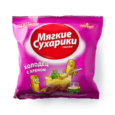 Мягкие сухарики ржаные «Рускарт» холодец и хрен, 38 г — купить с ...