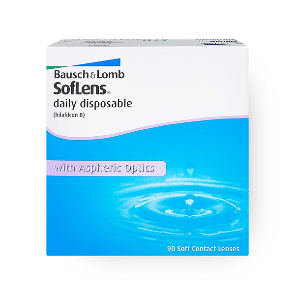 Контактные линзы Bausch & Lomb Soflens Daily Disposable R 8,6, D -3,25