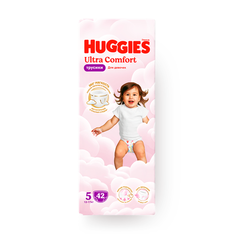 Подгузники-трусики Huggies Mega Girl 5