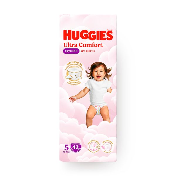 Подгузники-трусики Huggies Mega Girl 5