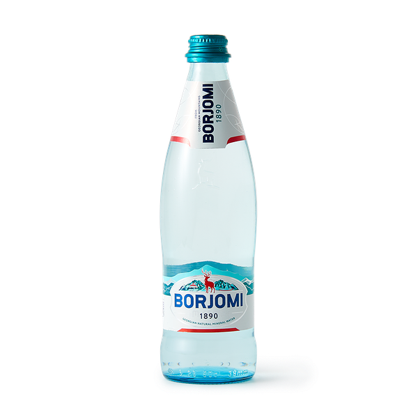 Вода минеральная Borjomi газированная стекло