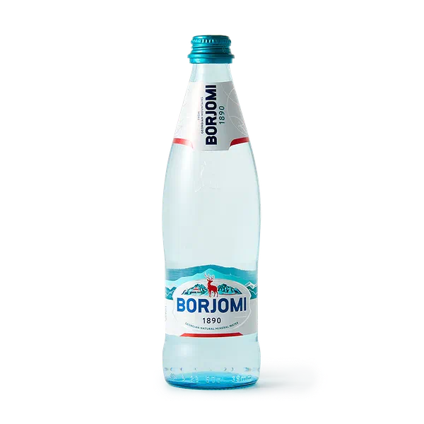 Вода минеральная Borjomi газированная стекло