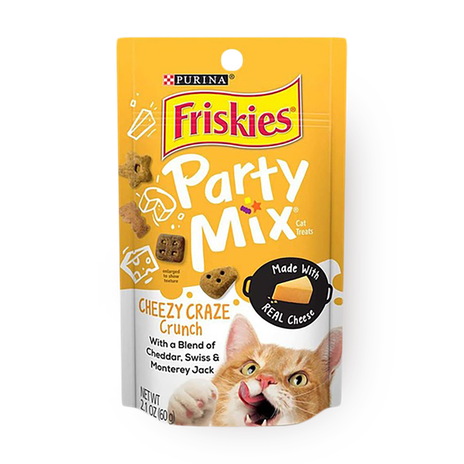 Friskies Party Mix Crazy Cheese