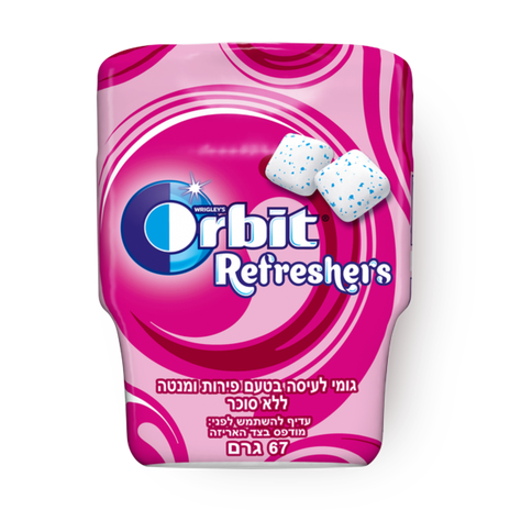 Orbit Refreshers Sugar free bubblemint chewing gum