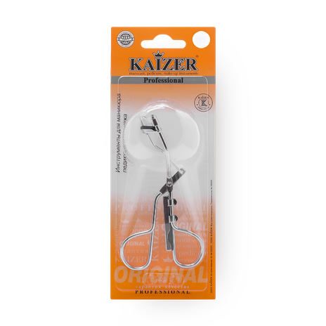 Зажим для ресниц Kaizer серебро с запасным блоком