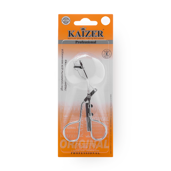 Зажим для ресниц Kaizer серебро с запасным блоком