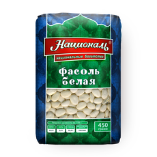 Фасоль белая «Националь», 450 г — купить с доставкой из Яндекс Лавки