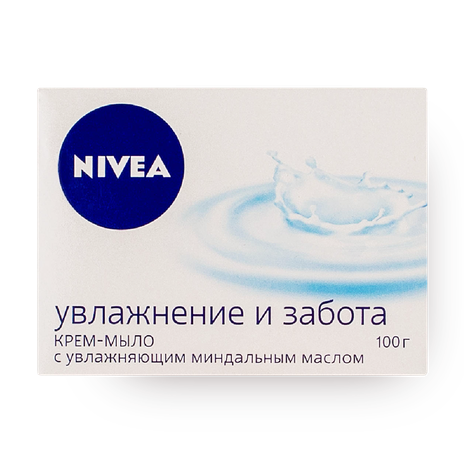 Крем-мыло Nivea Увлажнение и забота