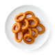 Большая порция луковые кольца