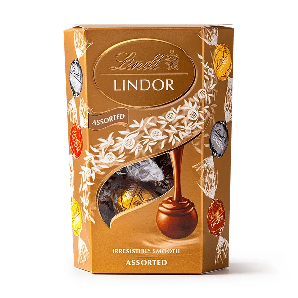 Конфеты шоколадные Assorted Cornet Lindor Lindt