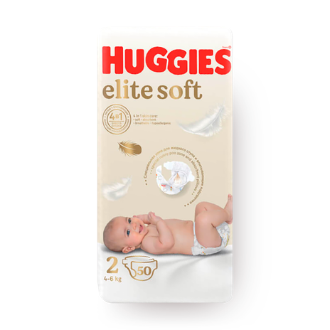 Подгузники Huggies Elite Soft 2