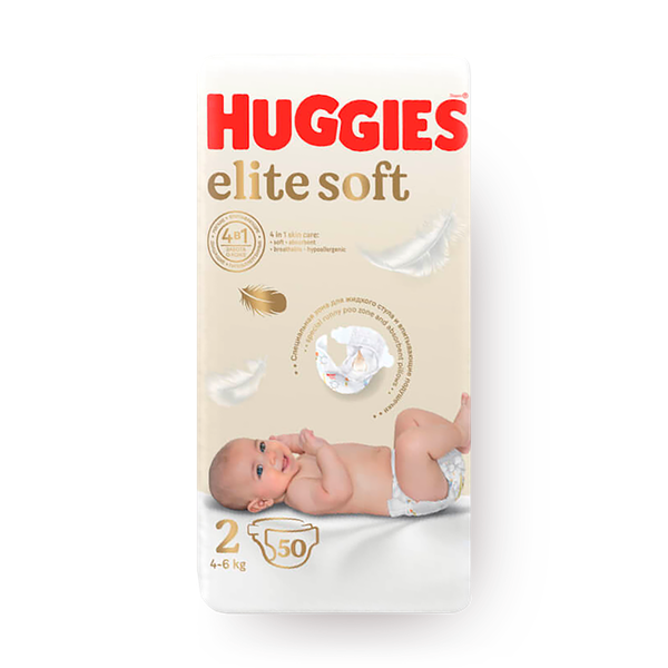 Подгузники Huggies Elite Soft 2